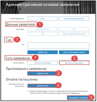 Формирование административного искового заявления Формирование административного искового заявления